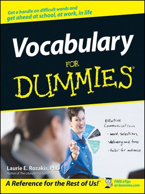 cover image of Vocabulary For Dummies